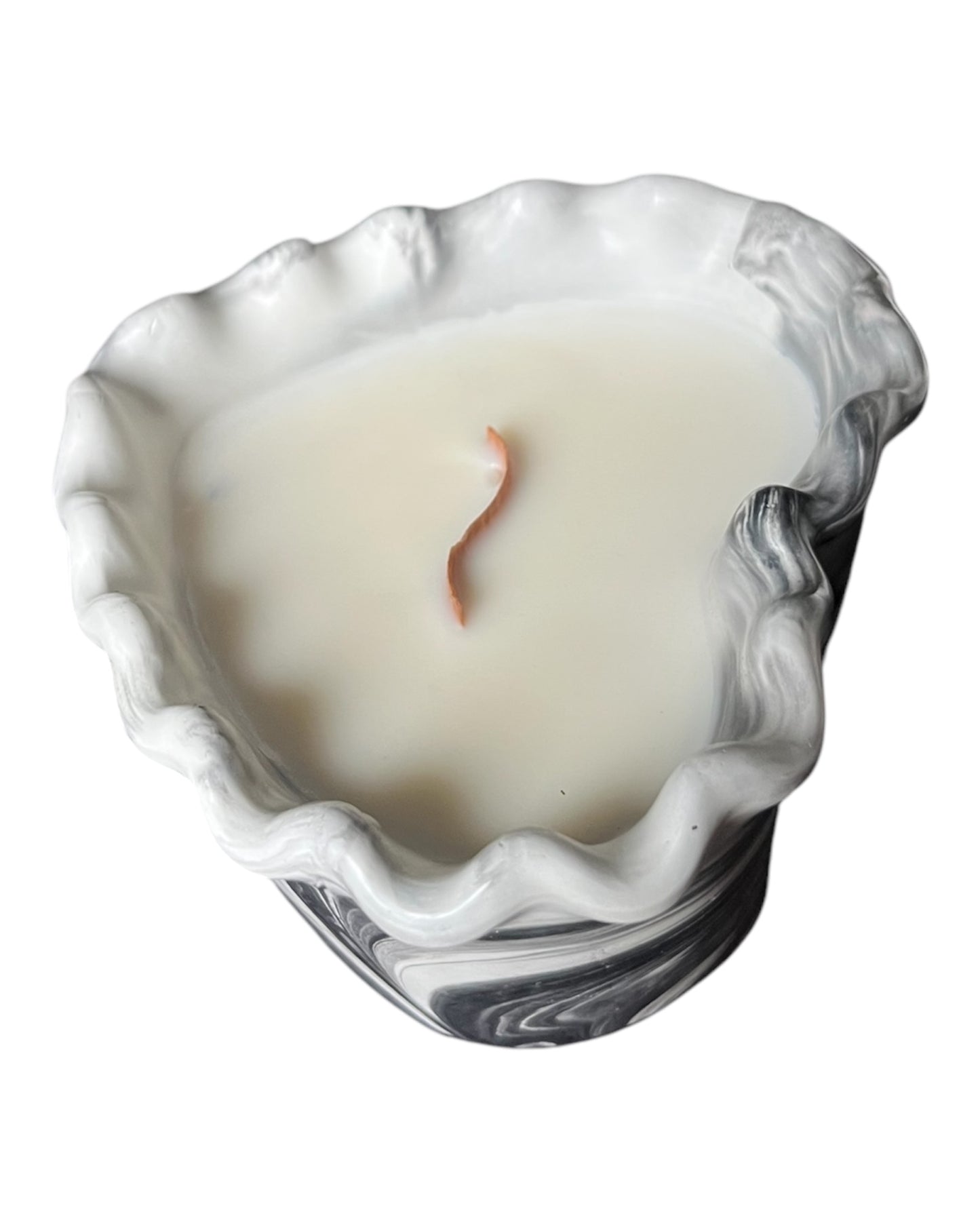 Herzschale mit Wachs
