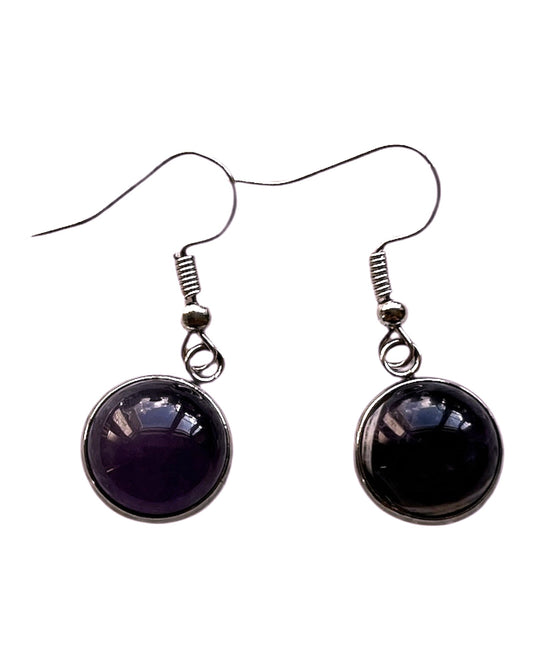 Ohrringe Haken Amethyst