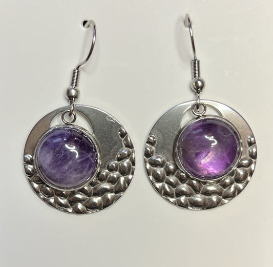 Ohrringe Haken/Ablage Amethyst