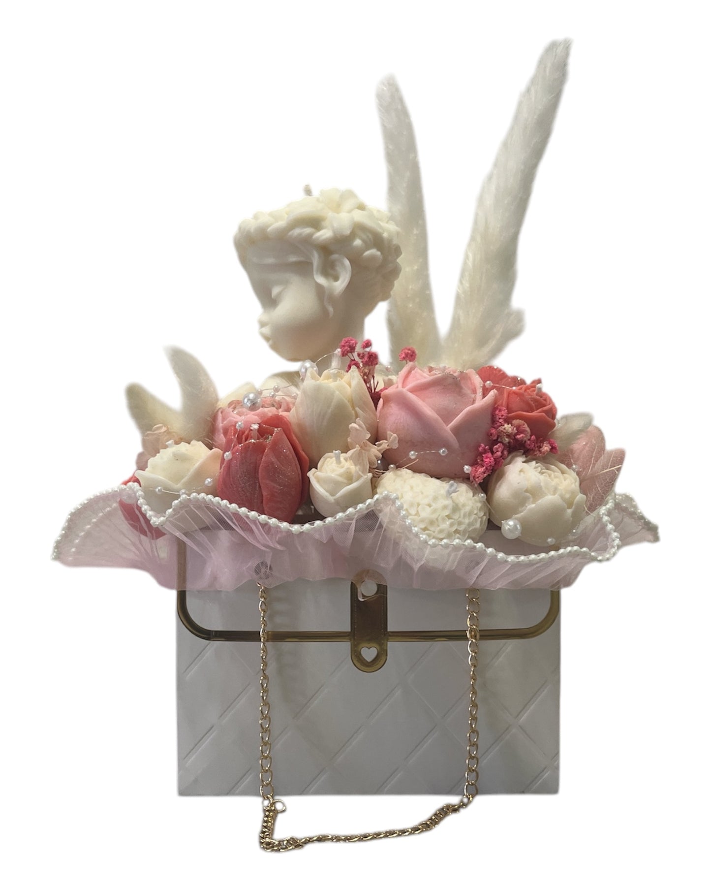 XXL Blumenbox Mädchen rosa