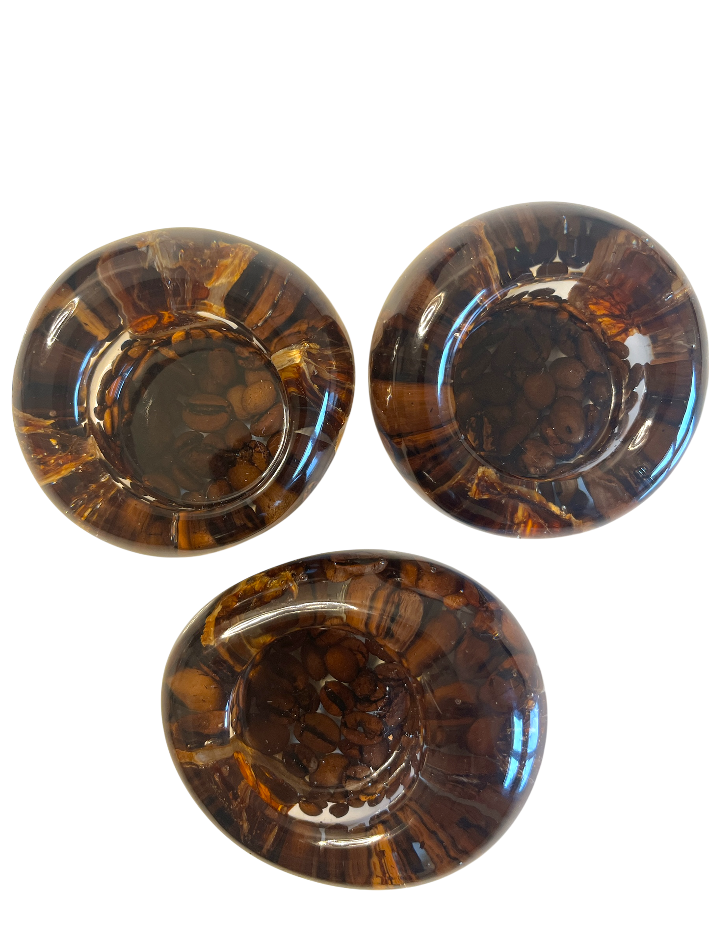 Teelichthalter  3 er Set Kaffeebohnen