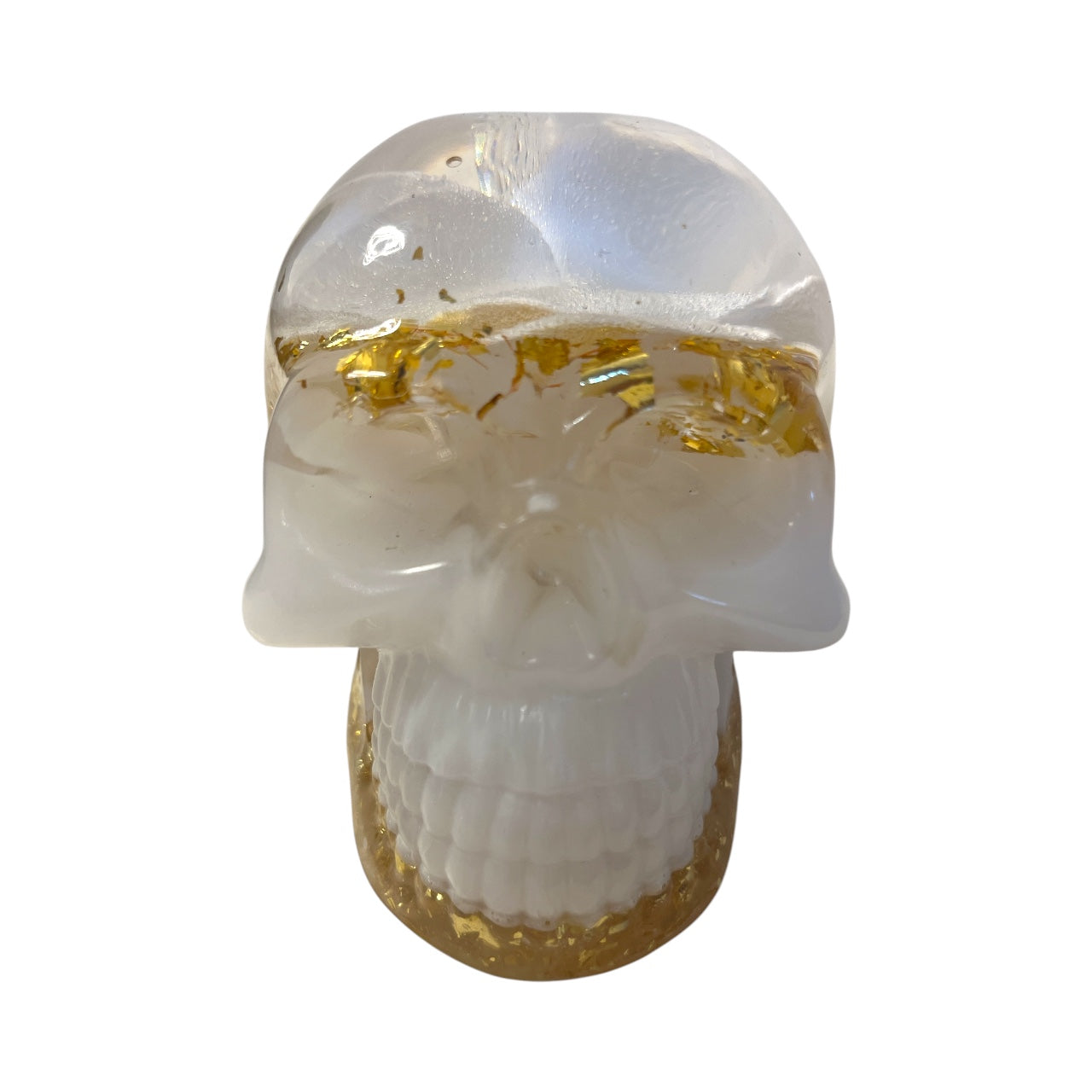 Golden Rose Skull