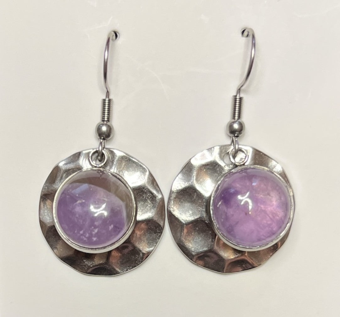 Ohrringe Haken/Ablage Amethyst