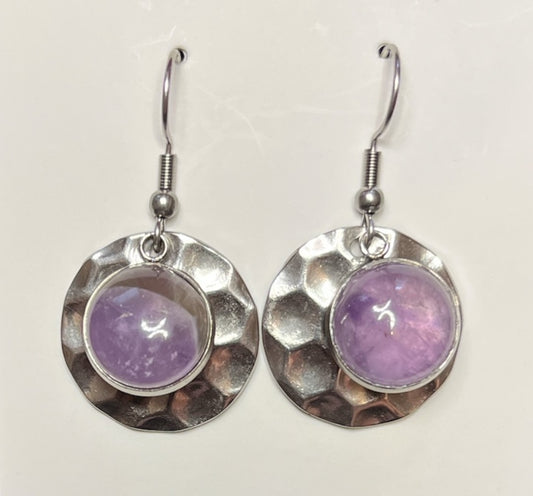 Ohrringe Haken/Ablage Amethyst