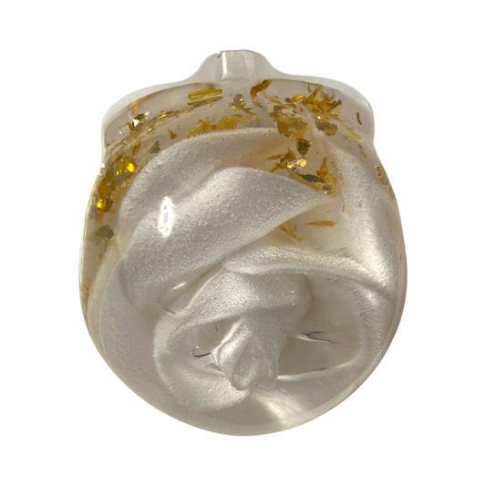 Golden Rose Skull