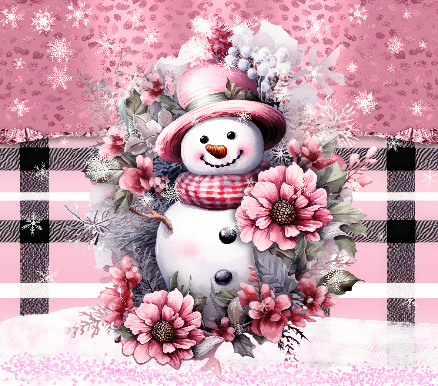 Schneemann pink