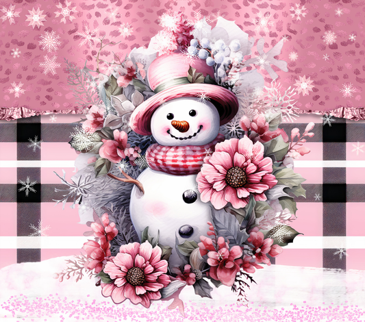 Schneemann pink