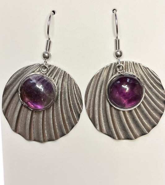 Ohrringe Haken/Ablage Amethyst