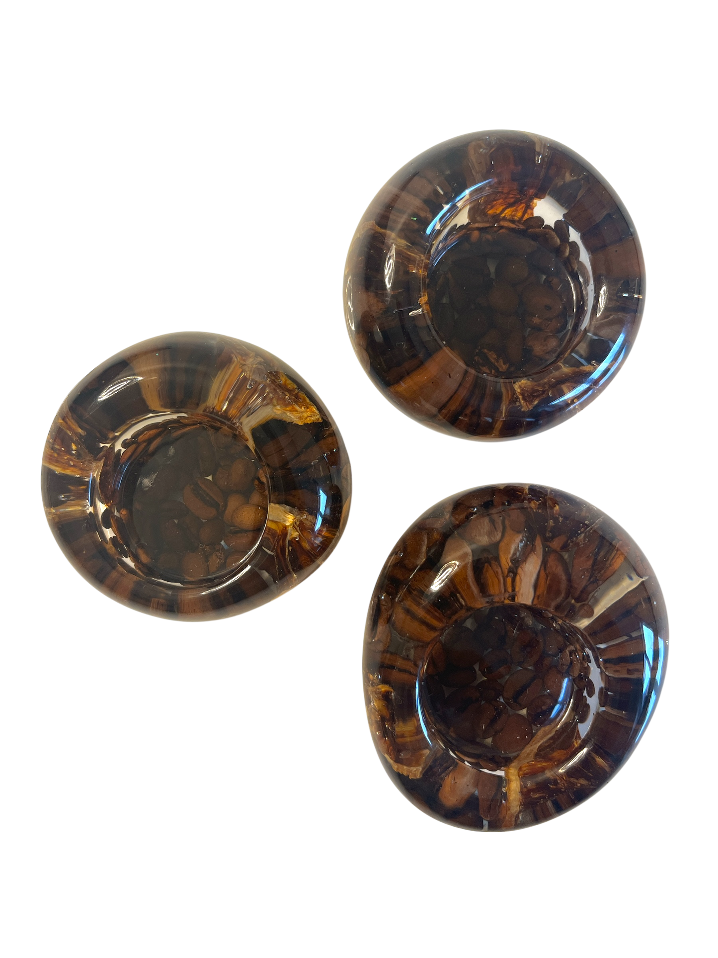 Teelichthalter  3 er Set Kaffeebohnen