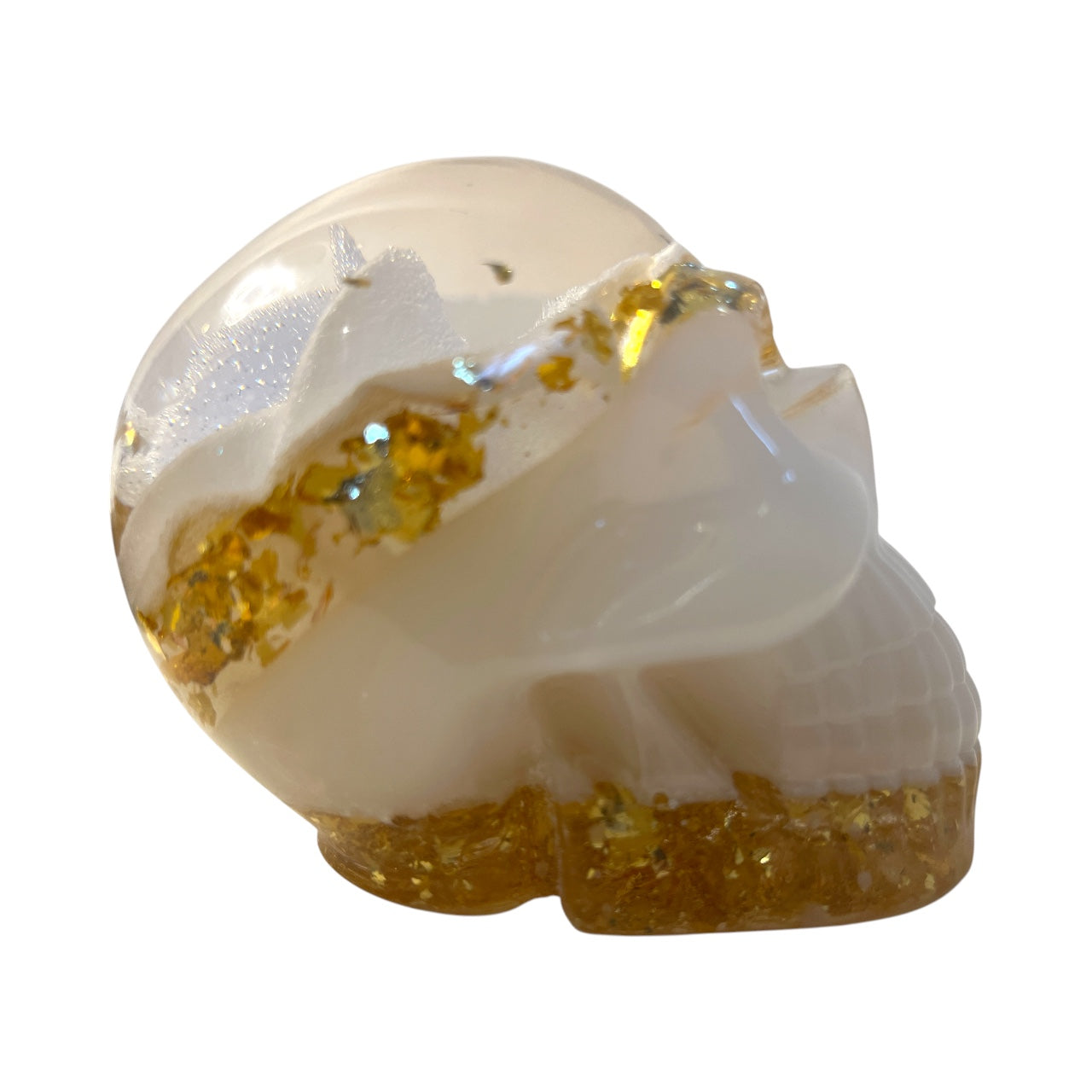 Golden Rose Skull