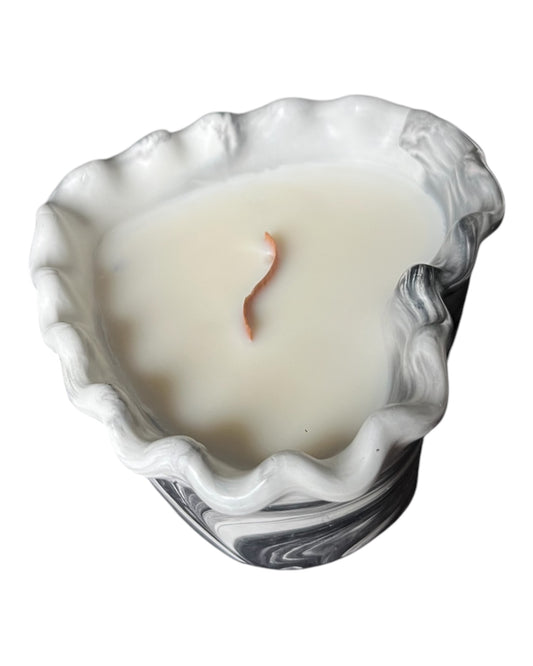 Herzschale mit Wachs