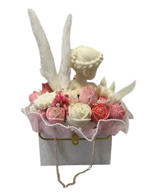 XXL Blumenbox Mädchen rosa
