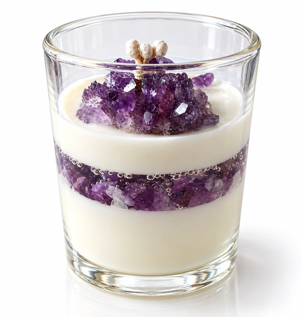 AMETHYST – Kristall-Kerze