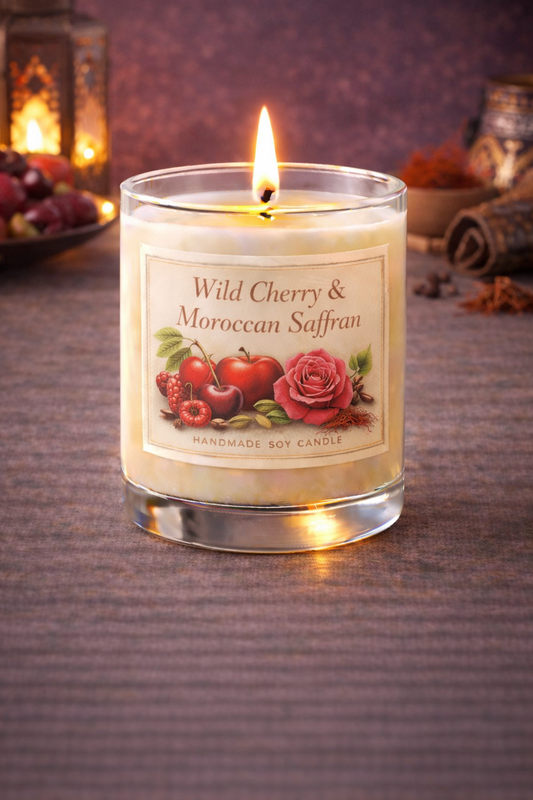 Wild Cherry & Moroccan Saffron