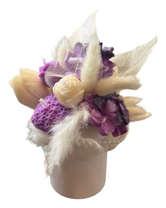 Kleine Blumenbox lila
