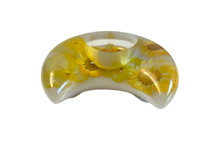 Teelichthalter  Mond