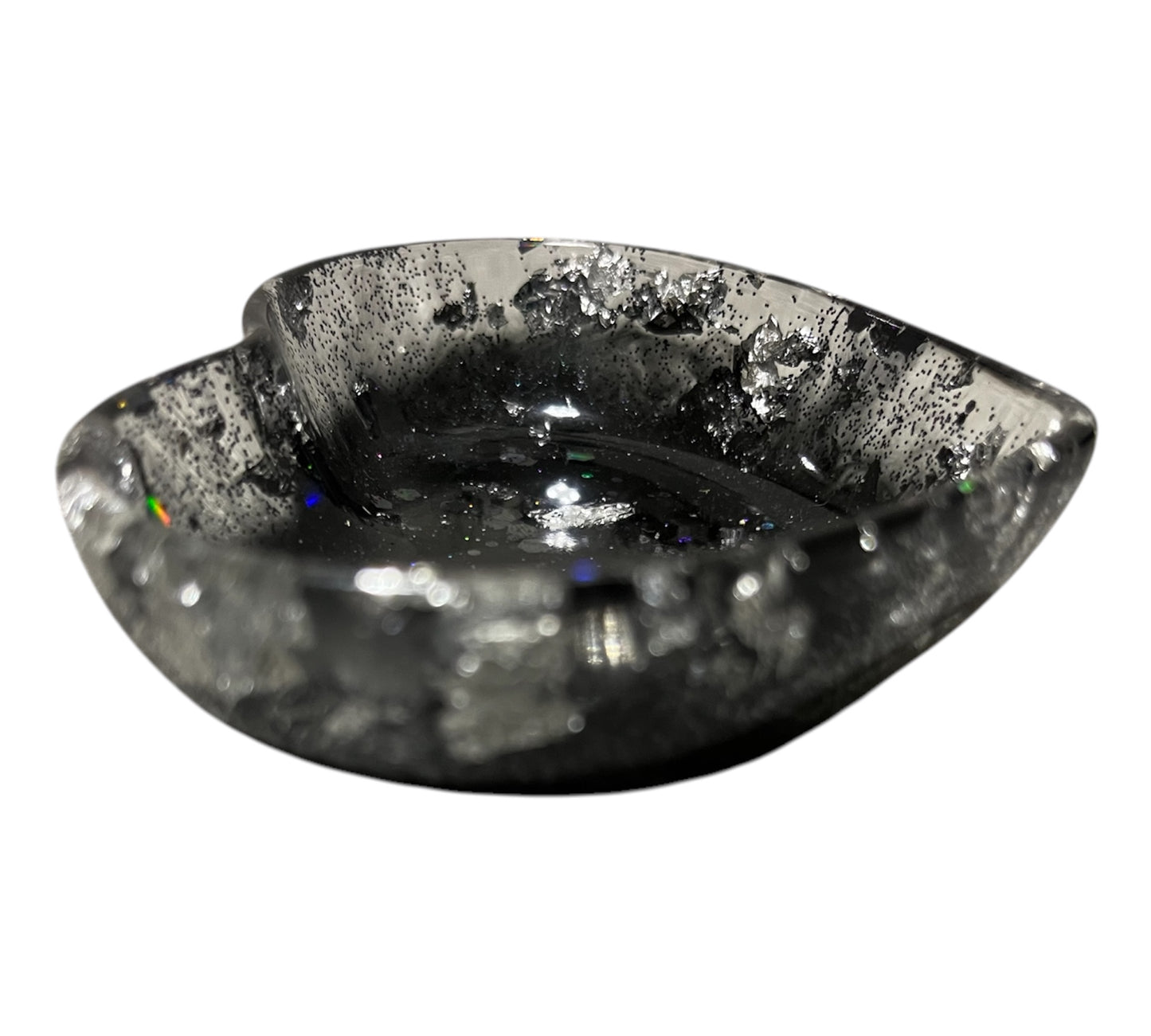 kleine Herzschale Schwarz
