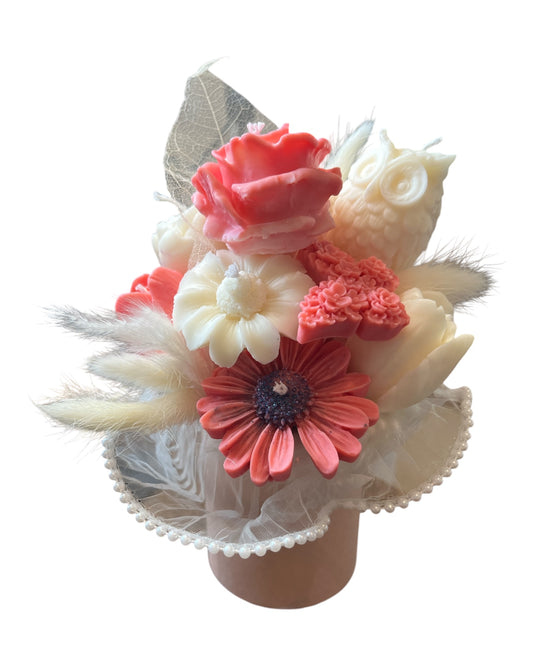 Kleine Blumenbox rosa
