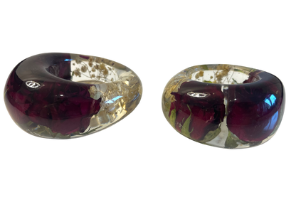 Teelichthalter  2 er Set Rosen