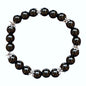 Perlenarmband Obsidian
