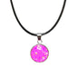 Halskette pink Glitzer