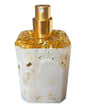 Parfumflasche mit Zerstäuber Weiß/Gold