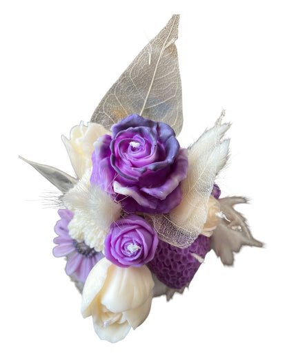 Kleine Blumenbox lila